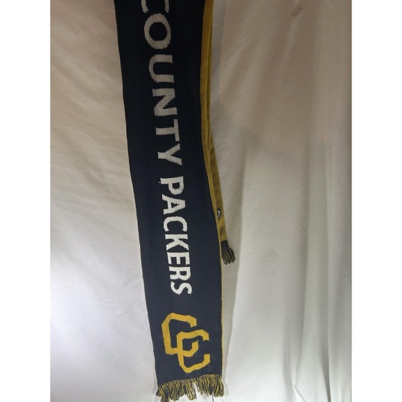 Other - Colquitt County Packers Football Scarf Georgia Moultrie Hog Hawg Black Gold